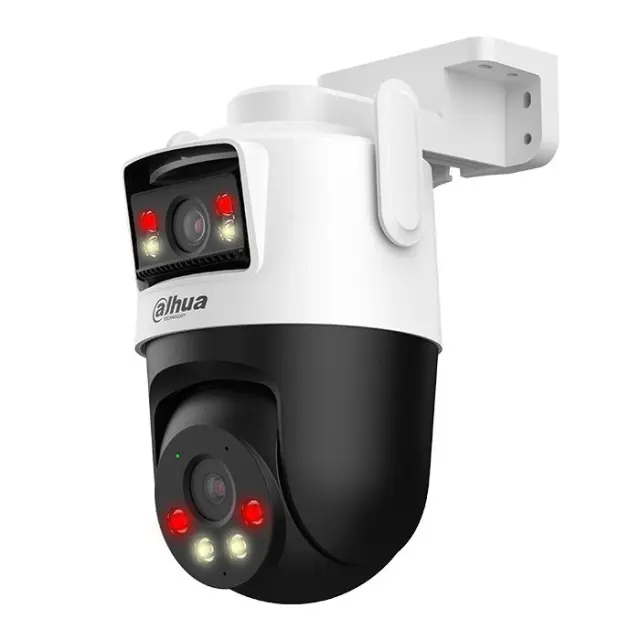 Wi-Fi και PoE κάμερα με διπλό φακό 3MP+3MP, με λειτουργία Pan/Tilt και αδιάβροχο περίβλημα, ιδανική για εξωτερικούς χώρους