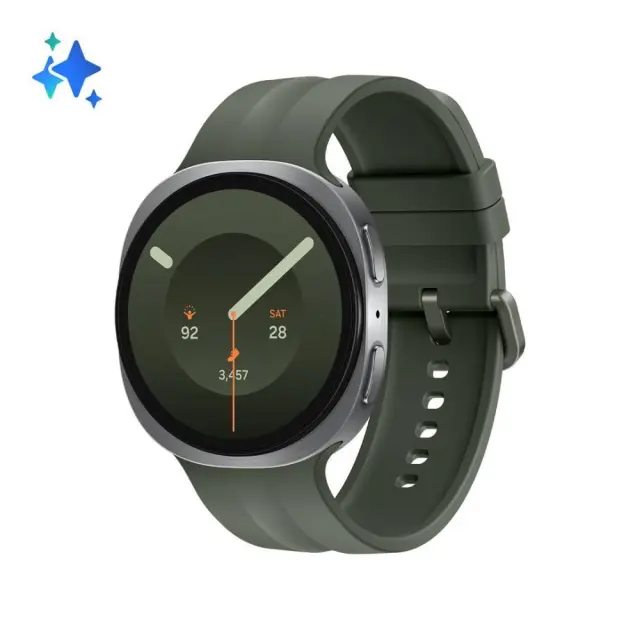 Samsung Galaxy Watch9 3.81 cm (1.5") AMOLED 44 mm Digital 480 x 480 pixels Touchscreen Silver Wi-Fi GPS (satellite)