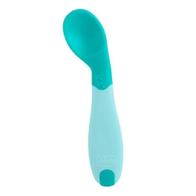 Chicco Βρεφικό Κουτάλι Σιλικόνης Soft Βεραμάν 8m+ 1τμχ