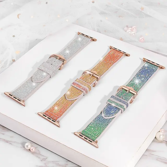 Watchband Hoco WA11 Diamond series 42/44/45/49mm για Apple Watch 1/2/3/4/5/6/7/8/SE/Ultra Μπλε Πράσινο Silicone Band 2