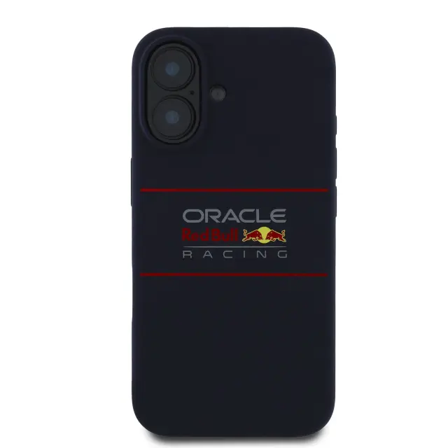 Red Bull Silicone Horizontal Logo MagSafe for iPhone 16 Plus Navy 3