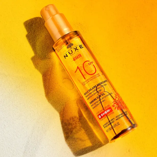 Nuxe Sun Tanning Oil for Face and Body SPF10 Λάδι Μαυρίσματος για Πρόσωπο και Σώμα, 150ml 2
