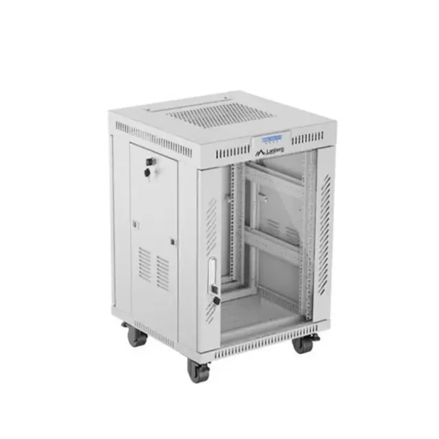 Lanberg Καμπίνα Rack 19" 15U 600x600 Gray LCD v2 (FF01-6615-12SL) 2