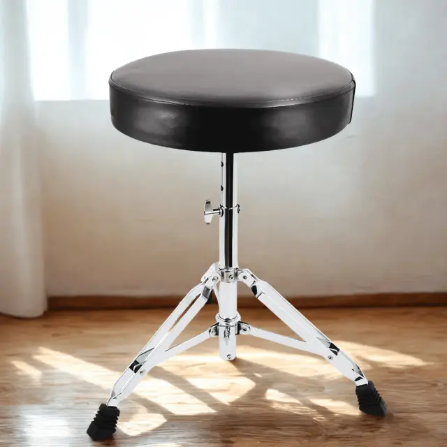 SUPRIMO DT1 drum stool seat for drummer round adjustable 38-58 cm non-slip feet up to 50 kg 2