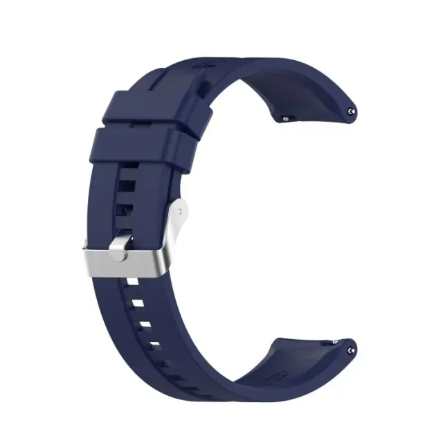 Watchband Ανταλλακτικό Λουράκι Σιλικόνης για Samsung Galaxy Watch 4/ Amazfit GTS 2e / GTS 2 (Fits all 20mm)- Midnight Blue OEM