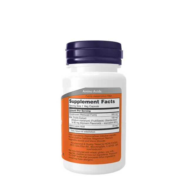 Now Foods Glutathione 500 mg 2