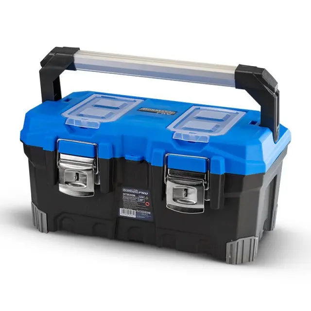 BORMANN Pro BTB3316 - BORMANN Pro BTB3316 Εργαλειοθήκη Χειρός Πλαστική "Lion", Λαβή Αλουμινίου,Μεταλλικό Koύμπωμα (054320)
