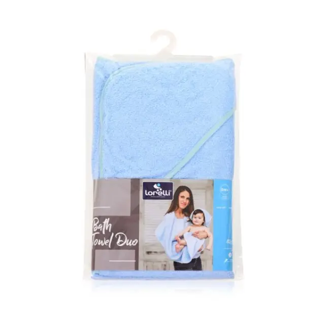 Lorelli Βρεφικό Μπουρνούζι Κάπα Duo 80*100cm Blue 20810430004R 2