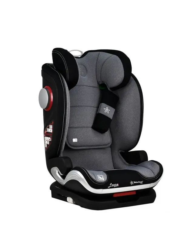 Κάθισμα Αυτοκινήτου Bebe Stars Leon Plus Isofix I-Size Grey 944-186