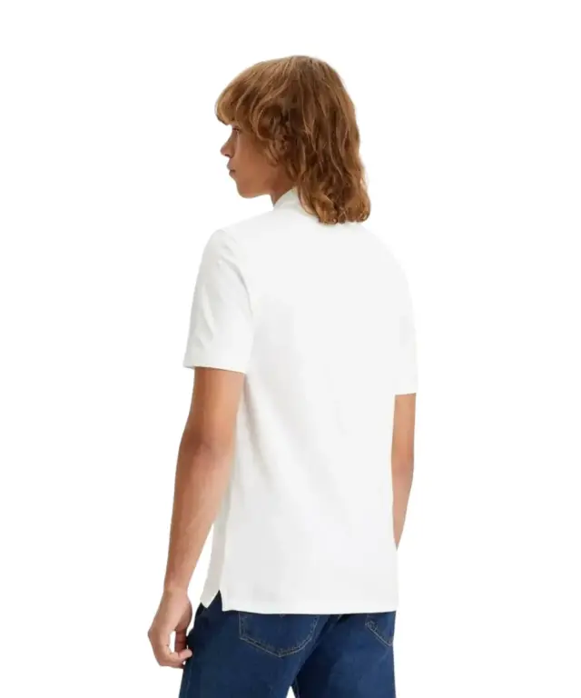 Levi's - Ανδρικό Polo T-shirt Slim Fit Housemark A4842-0002 Λευκό 2
