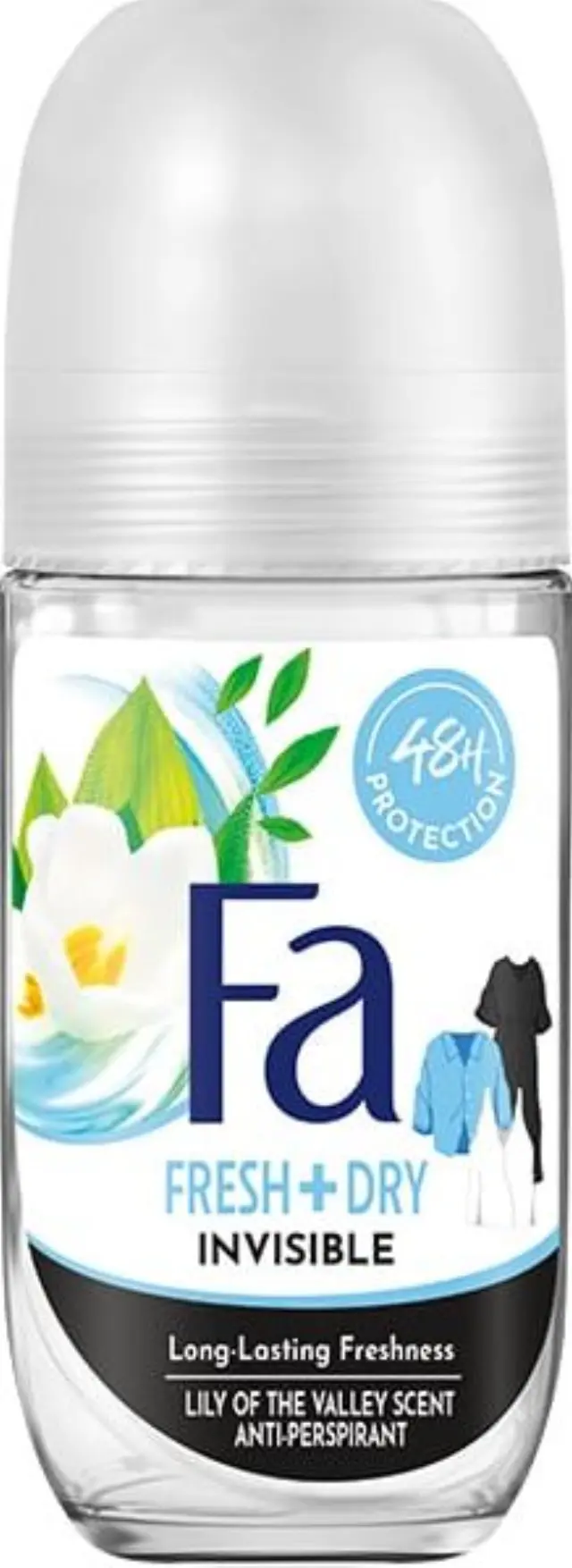 Fa Fresh & Dry Invisible 48h Αποσμητικό Roll-On 50ml