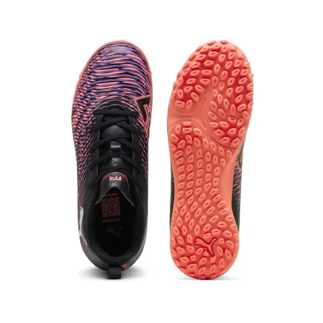 Puma Boy's Future 8 Play TT JR Μαύρο - Πορτοκαλί 108396-01 (Puma) 2