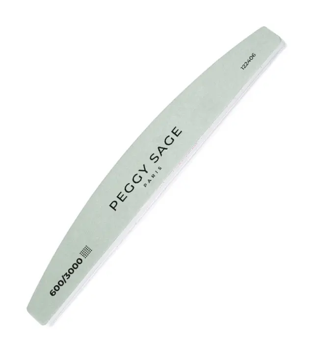 Peggy Sage Half-moon 2-way nail file 600/3000 (122406)