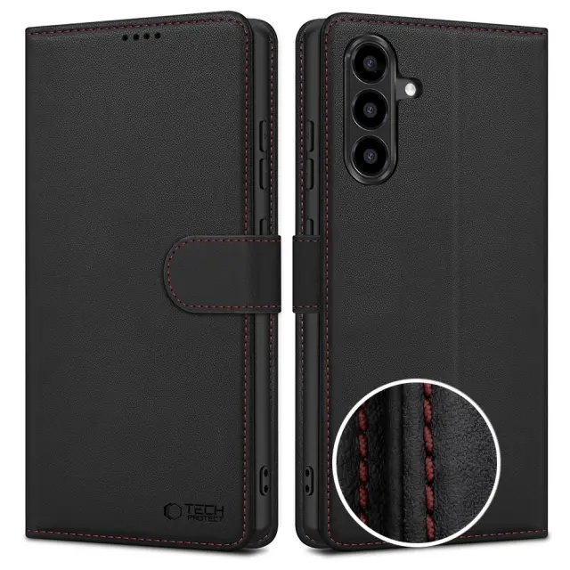 Tech-protect Wallet Galaxy A57 5g Black/red
