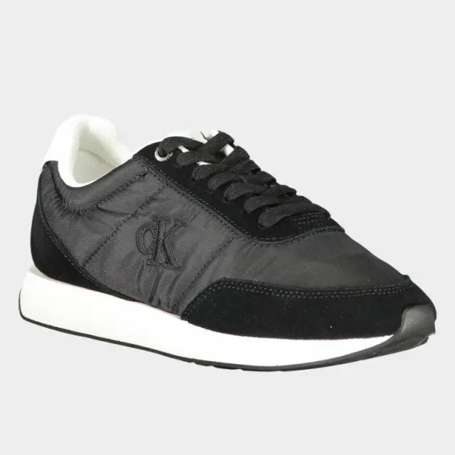 Calvin Klein - Γυναικεία Sneakers Retro Runner Lace Up Nylon Mgn YW0YW01990-0GM Μαύρο - 40 2