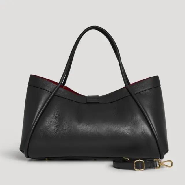 Τσάντα Borsa Mayfair in Pelle Togo Nera MA-DO-NE Μαύρο - ONESIZE 3