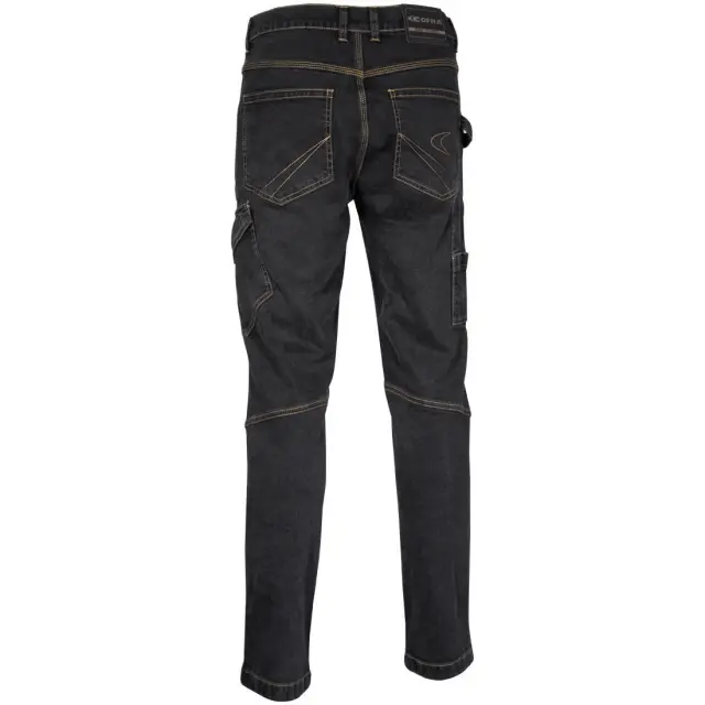 Jean Ελαστικό Παντελόνι Εργασίας Cofra Paradas black - EU 46 2