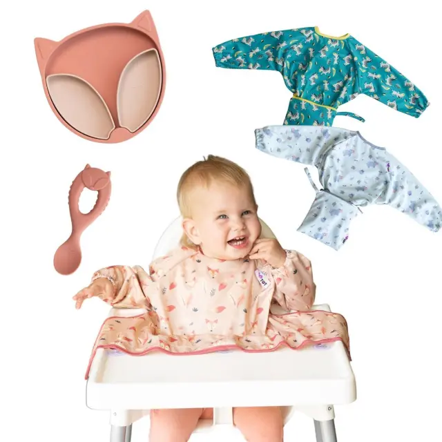 Σετ Easy Weaning Essentials Cover & Catch Fox - Tidy Tot