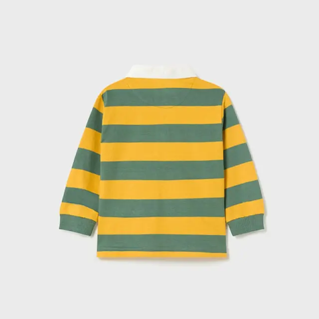 Baby 6 μηνών έως 4 ετών Πόλο ρίγες Better Cotton miel-menta - 12M 3
