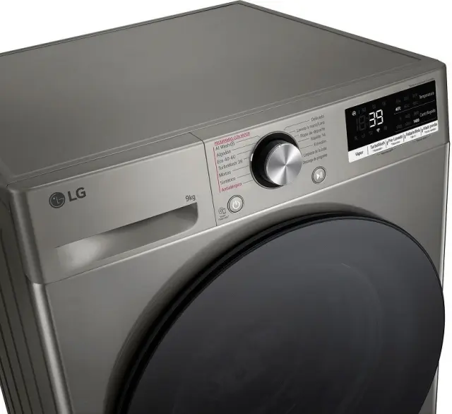 LG F4R7009TSSB Πλυντήριο Ρούχων 9kg 1400 Στροφών Ασημί 2