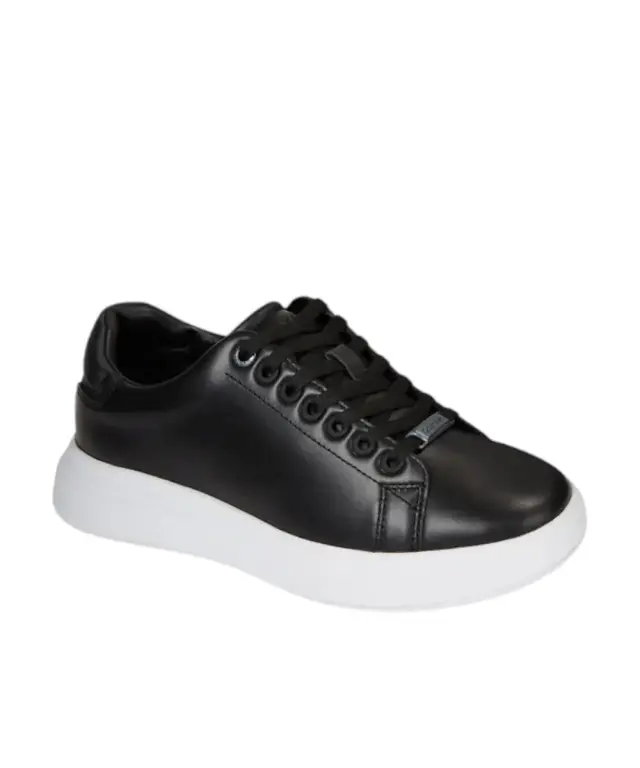 Calvin Klein - Γυναικεία Sneakers Raised Cupsole Lace Up HW0HW01668-BEH Μαύρο 2