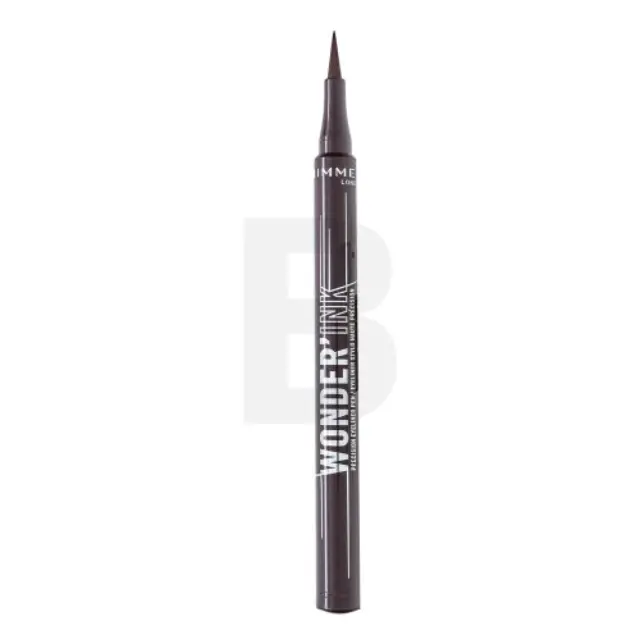 Rimmel London Wonder'Ink Precision Eyeliner Eyeliner with Wide Felt Tip Brown