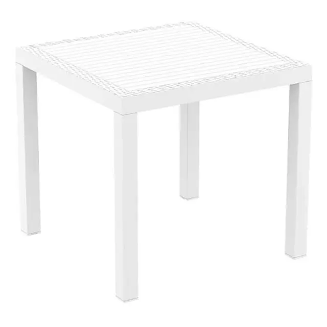 Τραπέζι ORLANDO Λευκό PP 80x80x75cm