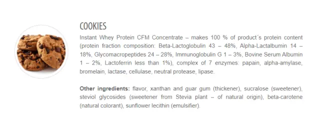 Extrifit CFM Instant Whey 80 cookies, 1000-g 3