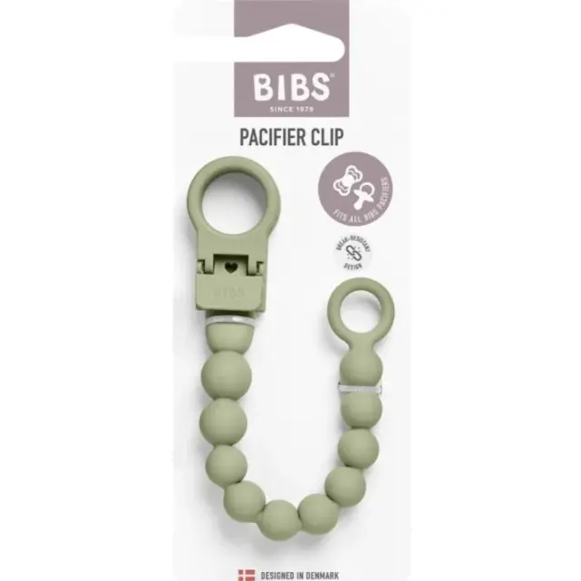 Bibs Pacifier Clip Beaded Sage Κλιπ Πιπίλας 1 tmx