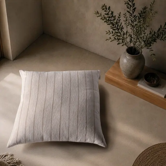 Μαξιλαροθήκη Macon 01 Natural Beige TEORAN 50x50cm 3