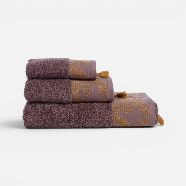 Πετσέτες Μπάνιου (Σετ) Nef-Nef Homeware Zeyn Brown 2