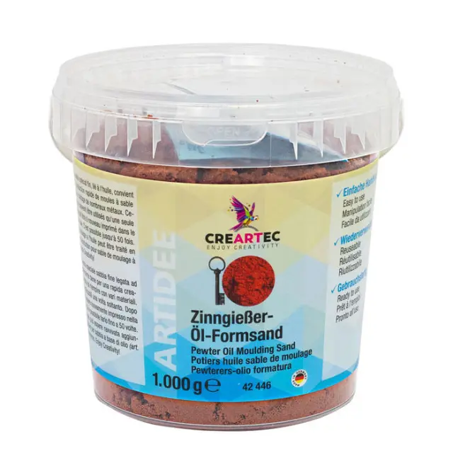 Creartec Κόκκινη Άμμος Χύτευσης - 1Kg