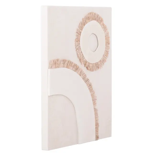 ΠΙΝΑΚΑΣ ΟΡΘΟΓΩΝΙΟΣ ΣΕΙΡΑ SANTORINI HM4534 MDF ΥΠΟΛΕΥΚΟ ΧΡΩΜΑ-ΔΙΑΚΟΣΜΗΣΗ ΜΠΕΖ 48x4,5(πάχος)x60Υεκ. - Single Size 3