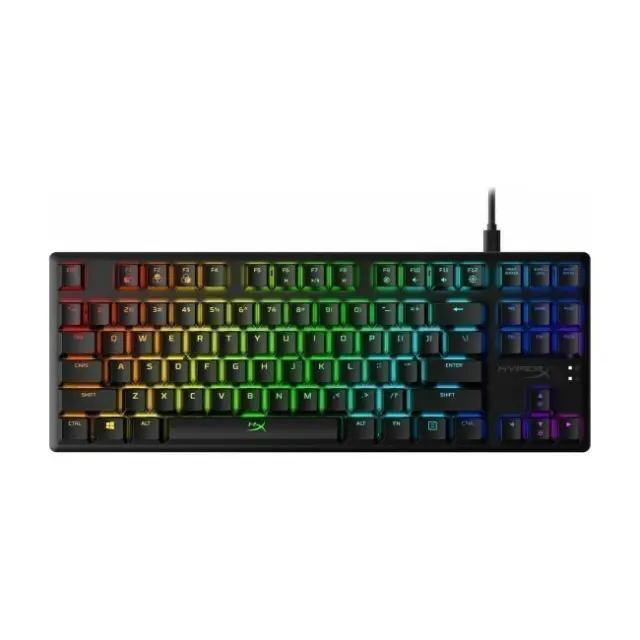 HyperX Gaming Keyboard Alloy Origins Core Red Switches RGB Black US-Layout (4P5P3AD#ABD)