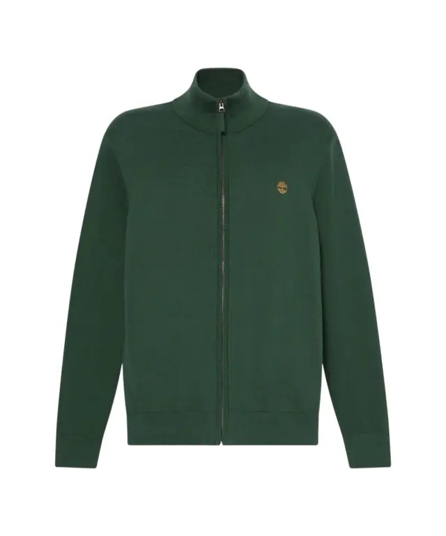 Timberland - Ανδρική Πλεκτή Ζακέτα Williams River TBC0YHAX-398 Πράσινο - 2XL