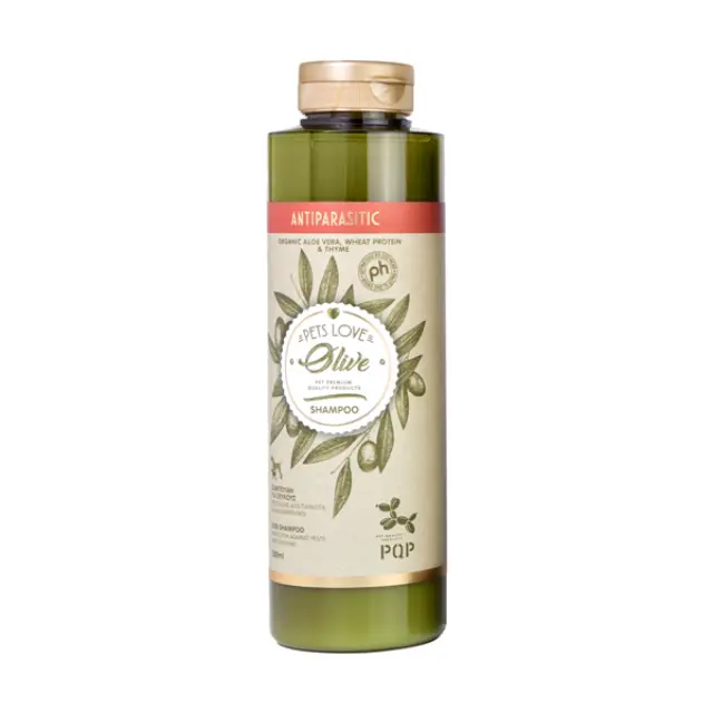 PQP Olive Organic Σαμπουάν Σκύλου Antiparasitic 500ml Μονόχρωμο