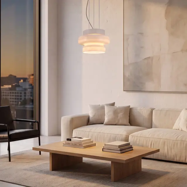 ΚΡΕΜΑΣΤΟ ΦΩΤΙΣΤΙΚΟ ACA HM25130WH ΛΕΥΚΟ 1XE27X60W IP20 D36XH120CM / HM25130WH 2