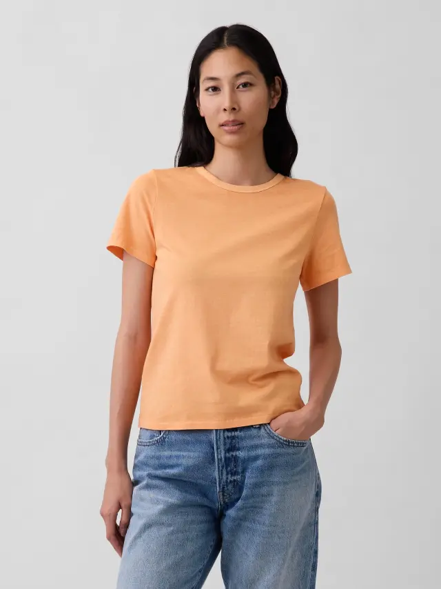 Γυναικεία Μπλούζα VintageSoft από Βιολογικό Βαμβάκι Tangerine orange