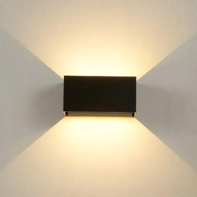 LED SMD WALL LUMINAIRE 12W 860LM 0-120° 230VAC 3.000K DARK GREY CRI80 IP54 30.000HRS / LG0690G 2