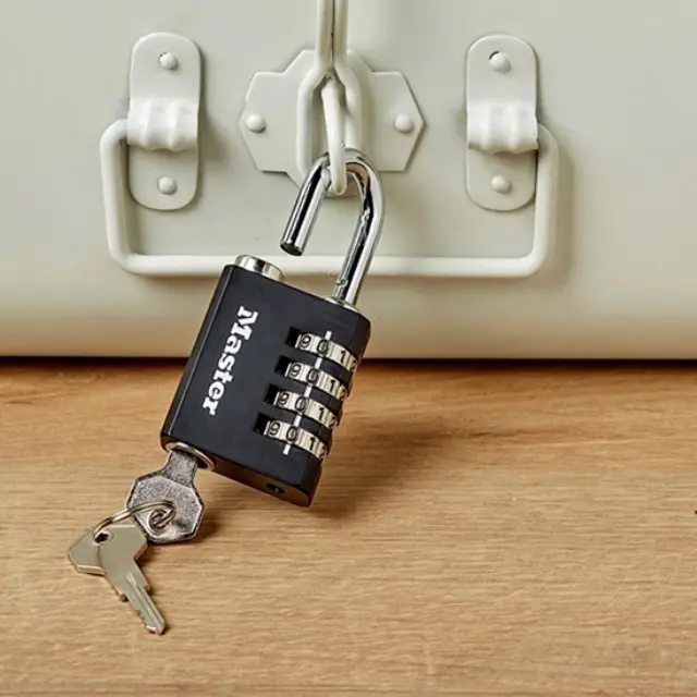 Master Lock 7641EURDBLK - Λουκέτο συνδυασμού εσωτερικού χώρου με κλειδί 3