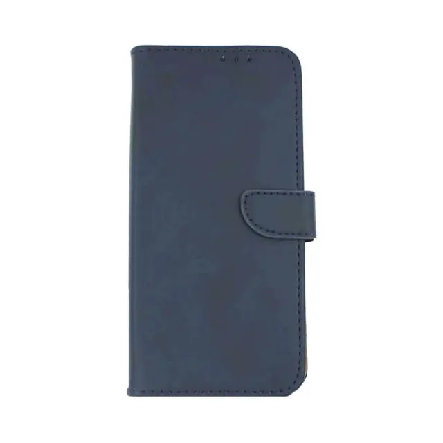 Θήκη Βιβλίο Leather Book Case With Clip Για Samsung Galaxy S21 Plus 5G Μπλε