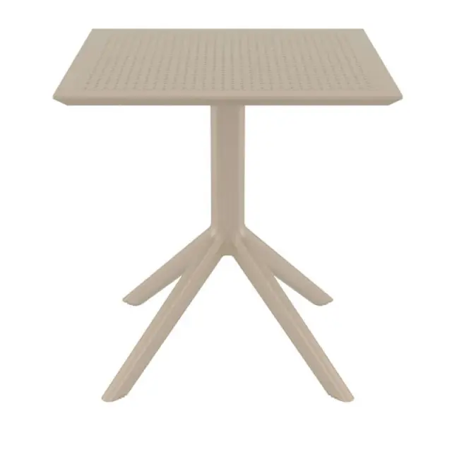 Τραπέζι SKY Dove Grey PP 70x70x74cm