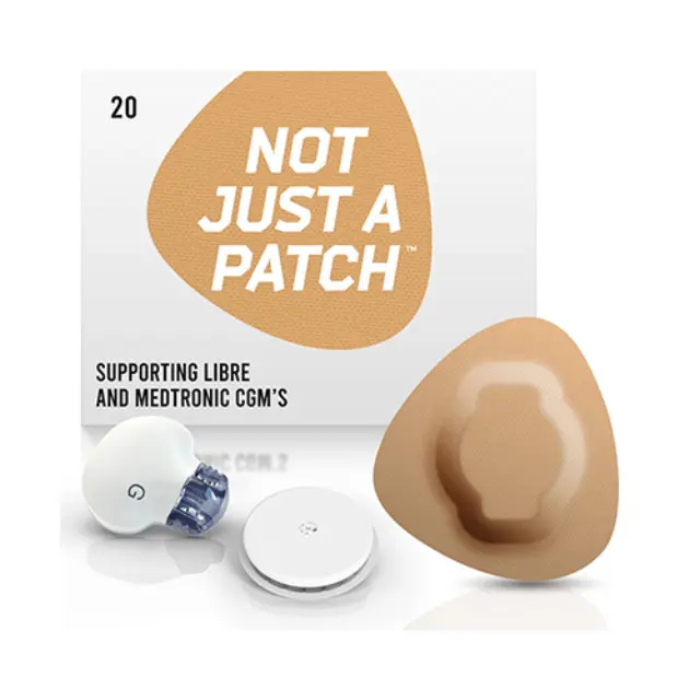 Not Just a Patch Original Αδιάβροχο Αυτοκόλλητο για Αισθητήρα Freestyle Libre 2 Plus, Medtronic Guardian, Sibionics GS1 & Medtrum TouchCare Nano 20τμχ – Μπεζ