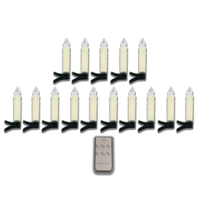 Candle lights - 2400K IP20 3x AAA - X-Mas - 15 Pieces