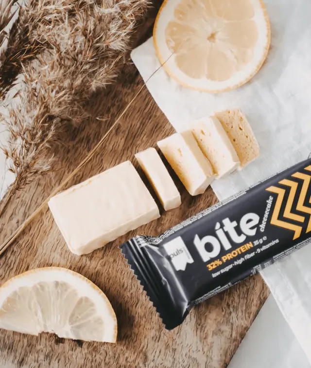 Σοκολατένια Μπάρα με γέμιση Cheesecake & 32% Πρωτεΐνη - Puls Nutrition - 35gr 6430056590875 2