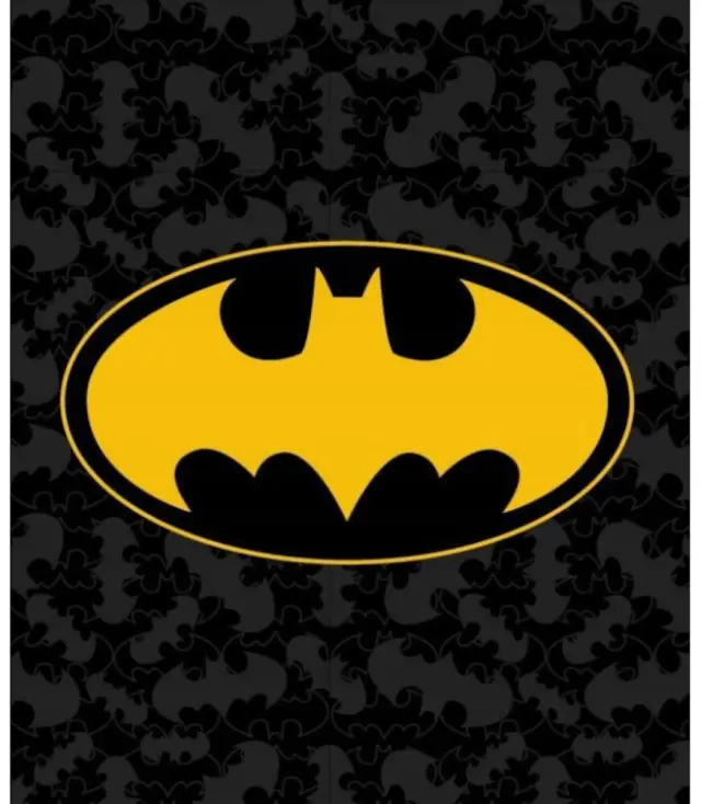 Κουβέρτα Fleece 120x150cm Batman Black 7010401