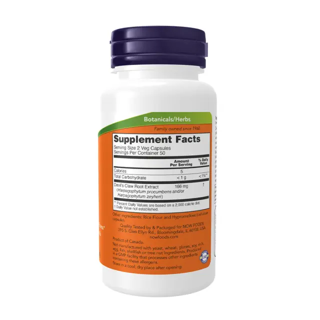 Now Foods Devil's Claw Veg Capsules 2