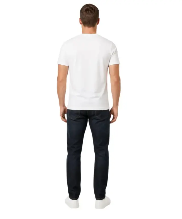 Rifle- Ανδρικό T-shirt RFT002-BIANCO Λευκό 2