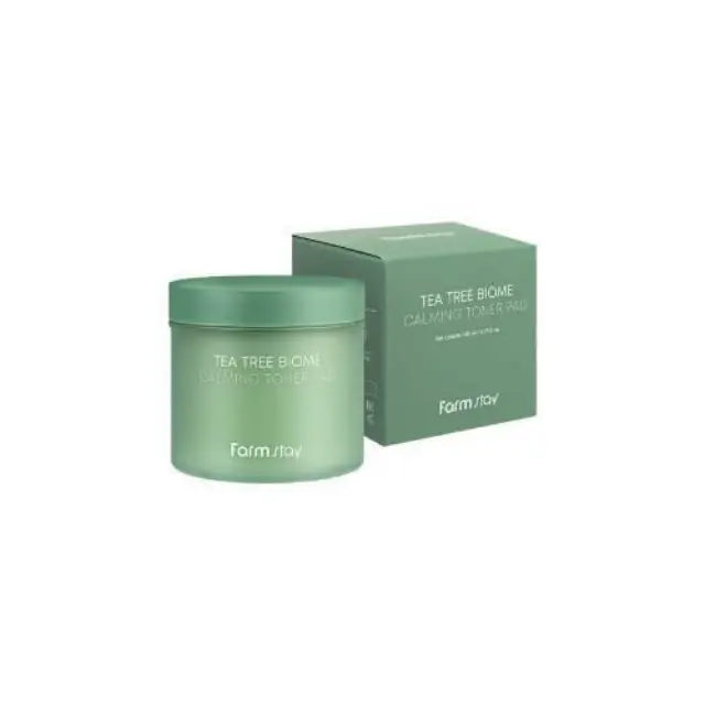 Farmstay Tea Tree Biome Skin-Soothing Toning Pads - Επιθέματα Ενυδάτωσης και Καταπράυνσης Tea Tree Biome Calming Toner Pad, 70pads