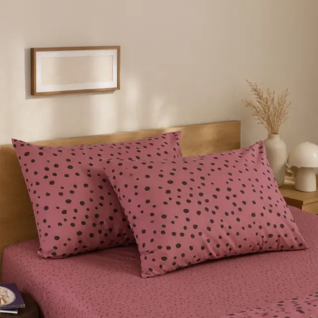 Μαξιλαροθήκη Trust 52x72 Nef Nef Homeware, 100% ΒΑΜΒΑΚΙ - DUSTY ROSE (040841) 2